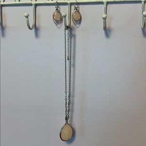 Necklace with matching earrings